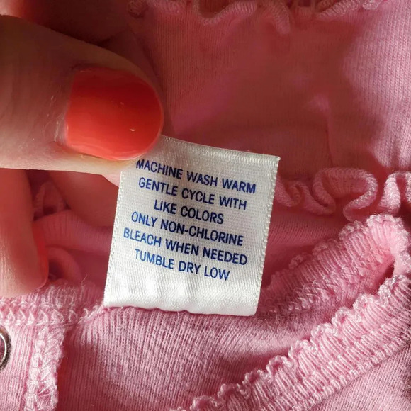 baby greendog pink butterfly baby girl's dress size 6-9 months 100% cotton - Picture 4 of 11